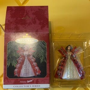 Vintage NIB 1997 Holiday Barbie Hallmark ornament